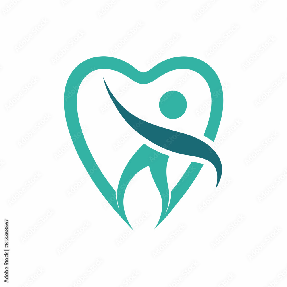 Simple and modern dental Care logo vector icon illustration. Simple and modern dental Care logo vector icon illustration.