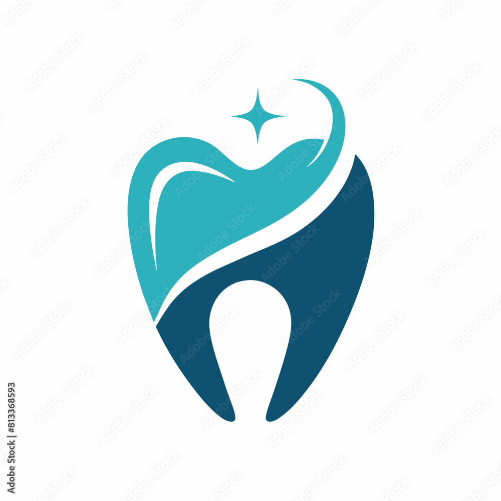 Simple and modern dental Care logo vector icon illustration. Simple and modern dental Care logo vector icon illustration.