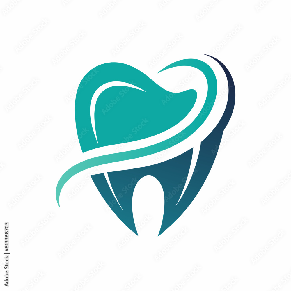 Simple and modern dental Care logo vector icon illustration. Simple and modern dental Care logo vector icon illustration.
