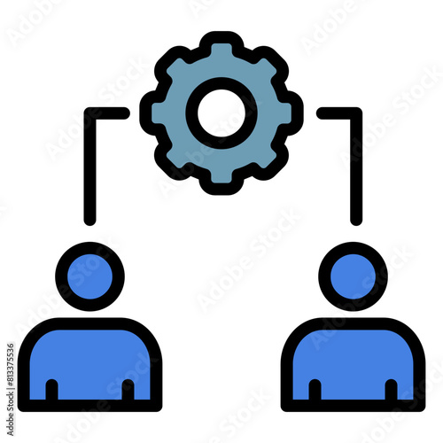 Lean Management Icon Element For Design