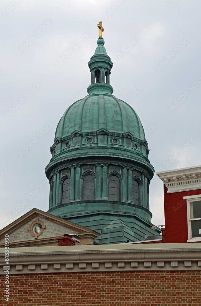 Dome of Saint Patric Cathedral vertical, Harrisburg, Pennsylvania Dome of Saint Patric Cathedral vertical, Harrisburg, Pennsylvania