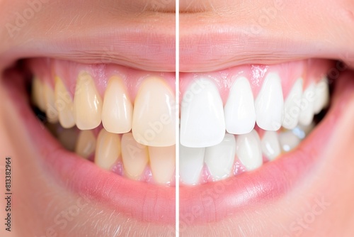 Before and After  A Comparison of Teeth Before and After Whitening Treatment