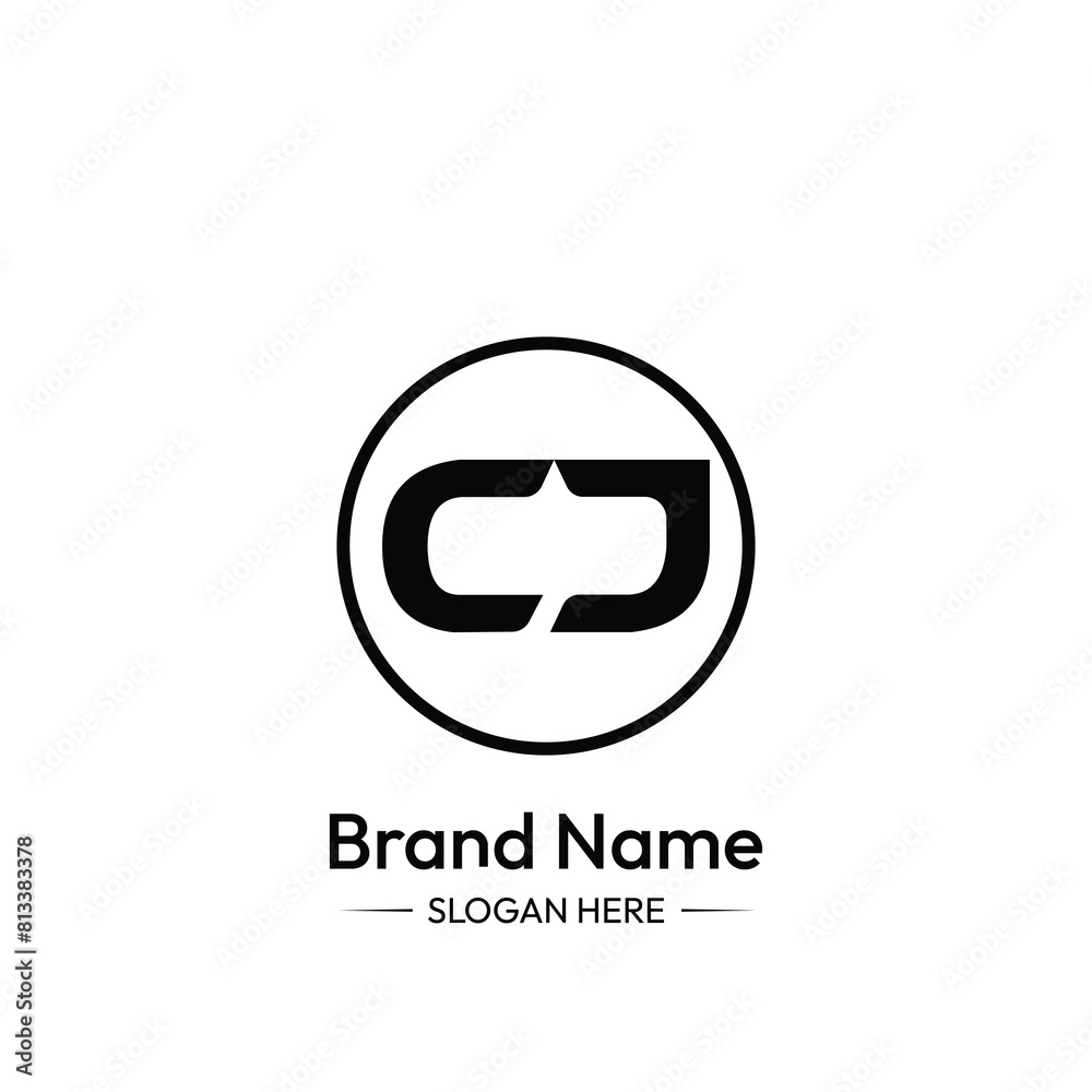 CJ Letter Logo Design. white Background. CJ Letter Logo Design. white Background.