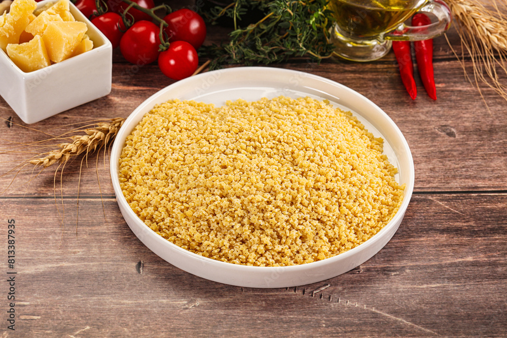 Italian cuisine - dry stelline pasta