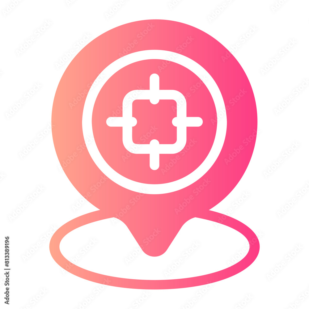 pointer gradient icon pointer gradient icon