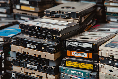  Vintage VHS Tapes Reflecting Nostalgia, Era Before Streaming and DIY Home Recordings