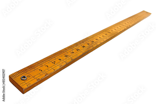 Inches Ruler Isolated On Transparent Background PNG.