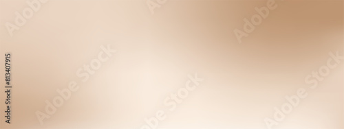 Nude tone Gradient. Beige colors Background with waves. Soft color texture. Minimal Vector illustration.