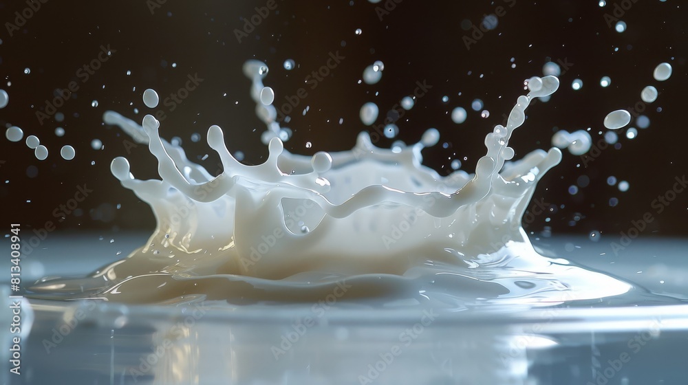 A splash of milk A splash of milk
