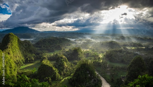 The striking beauty of a rainforest landscape  © robfolio