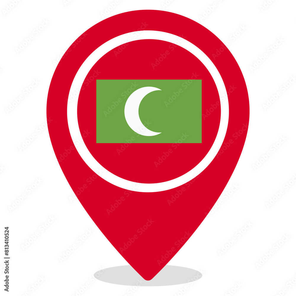 Vector Icon for Maldives, country, national, flag, world flag Vector Icon for Maldives, country, national, flag, world flag