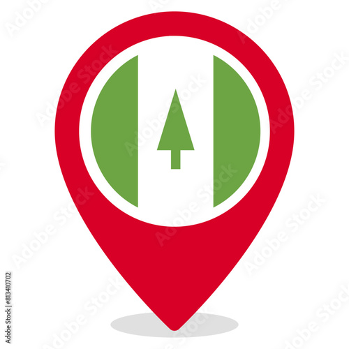 Free Download Vector Icon for Norfolk Island, country, national, flag, world flag - GFXLoad