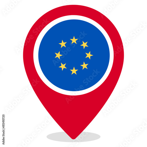 Vector Icon for European Union, country, national, flag, world flag