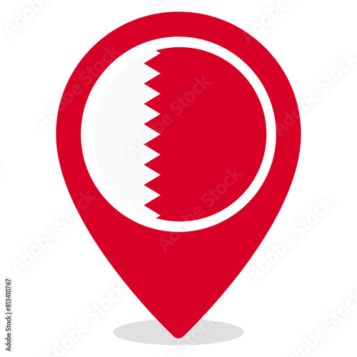 Vector Icon for Bahrain, country, national, flag, world flag
