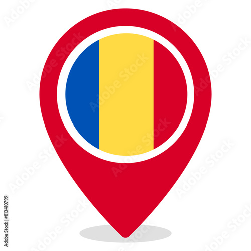 Free Download Vector Icon for Romania, country, national, flag, world flag - GFXLoad