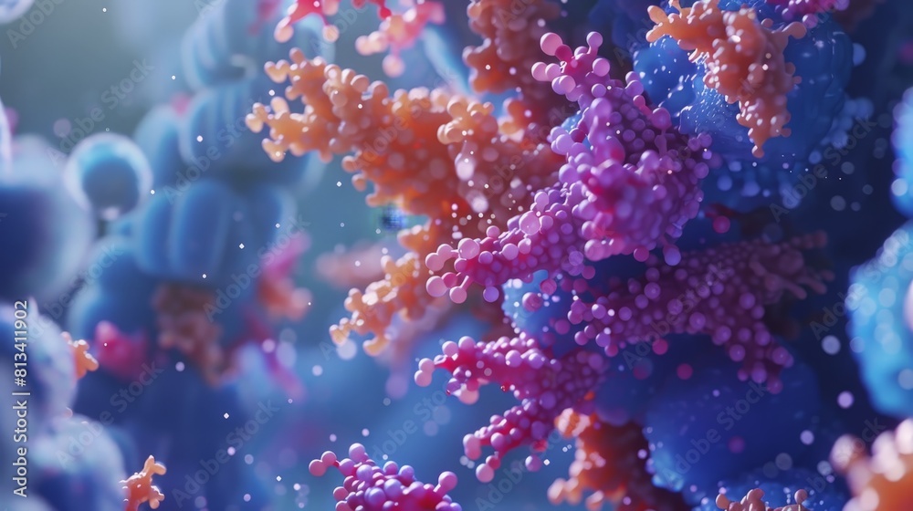 Antibody, medical animation, in the style of C4D Antibody, medical animation, in the style of C4D