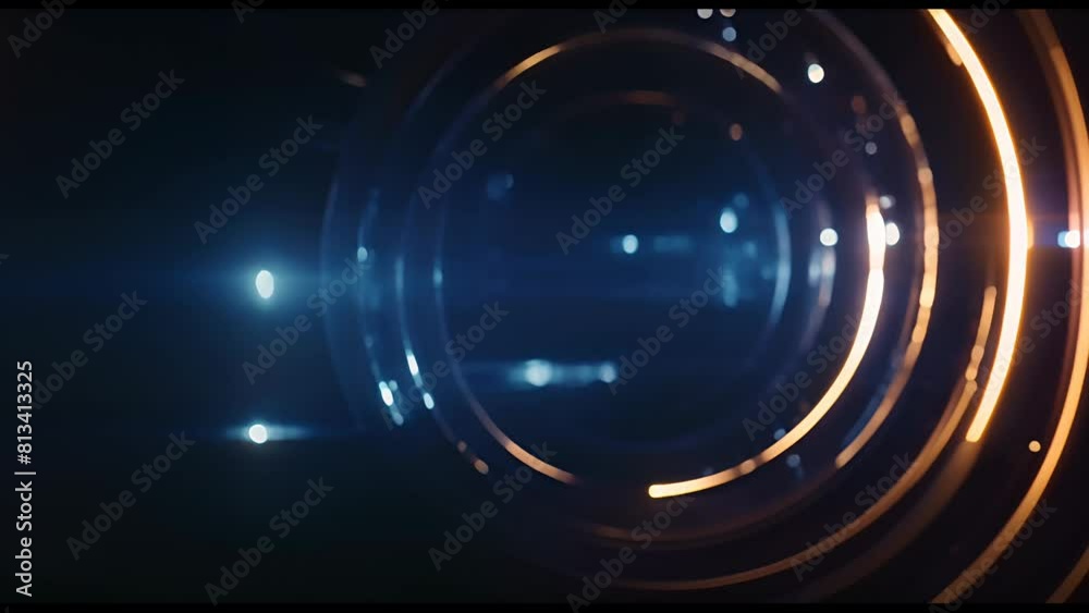 Circular interface, futuristic technology background. Circular interface, futuristic technology background.