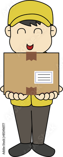 Deliveryman Illustrator