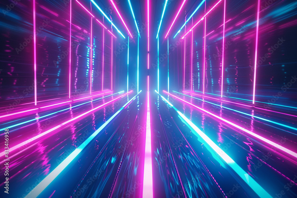 3d rendering, abstract neon background with ascending pink blue red glowing lines, light beam Fantastic wallpaper with colorful laser rays 3d rendering, abstract neon background with ascending pink blue red glowing lines, light beam Fantastic wallpaper with colorful laser rays