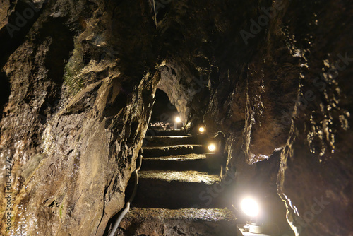 日原鍾乳洞の内部
