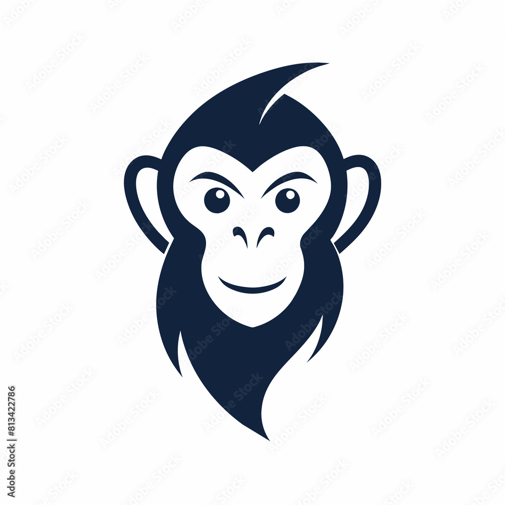 Monkey head logo icon Monkey head logo icon