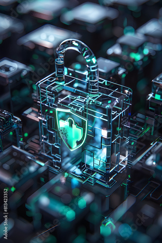 Conceptual Illustration for Virtual Machine Security - Representing Protection in a Cyber World