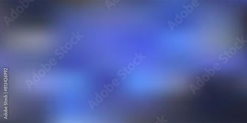 Dark blue vector gradient blur layout.