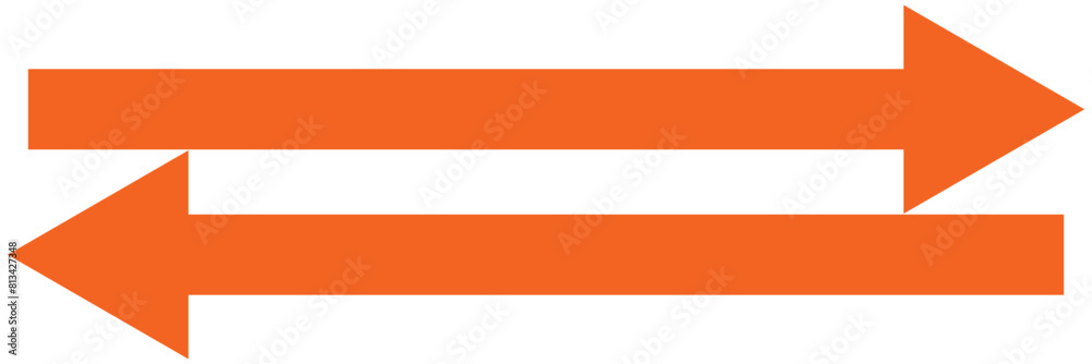 Long arrows vector icons. Black horizontal double arrow. long arrow icon sketched as vector symbol. Long arrows vector icons. Black horizontal double arrow. long arrow icon sketched as vector symbol.