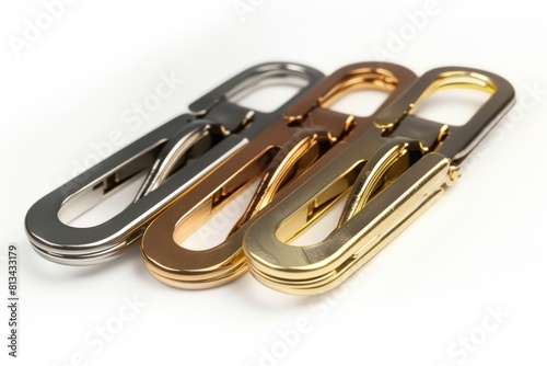 Group of Four Metal Scissors Stacked