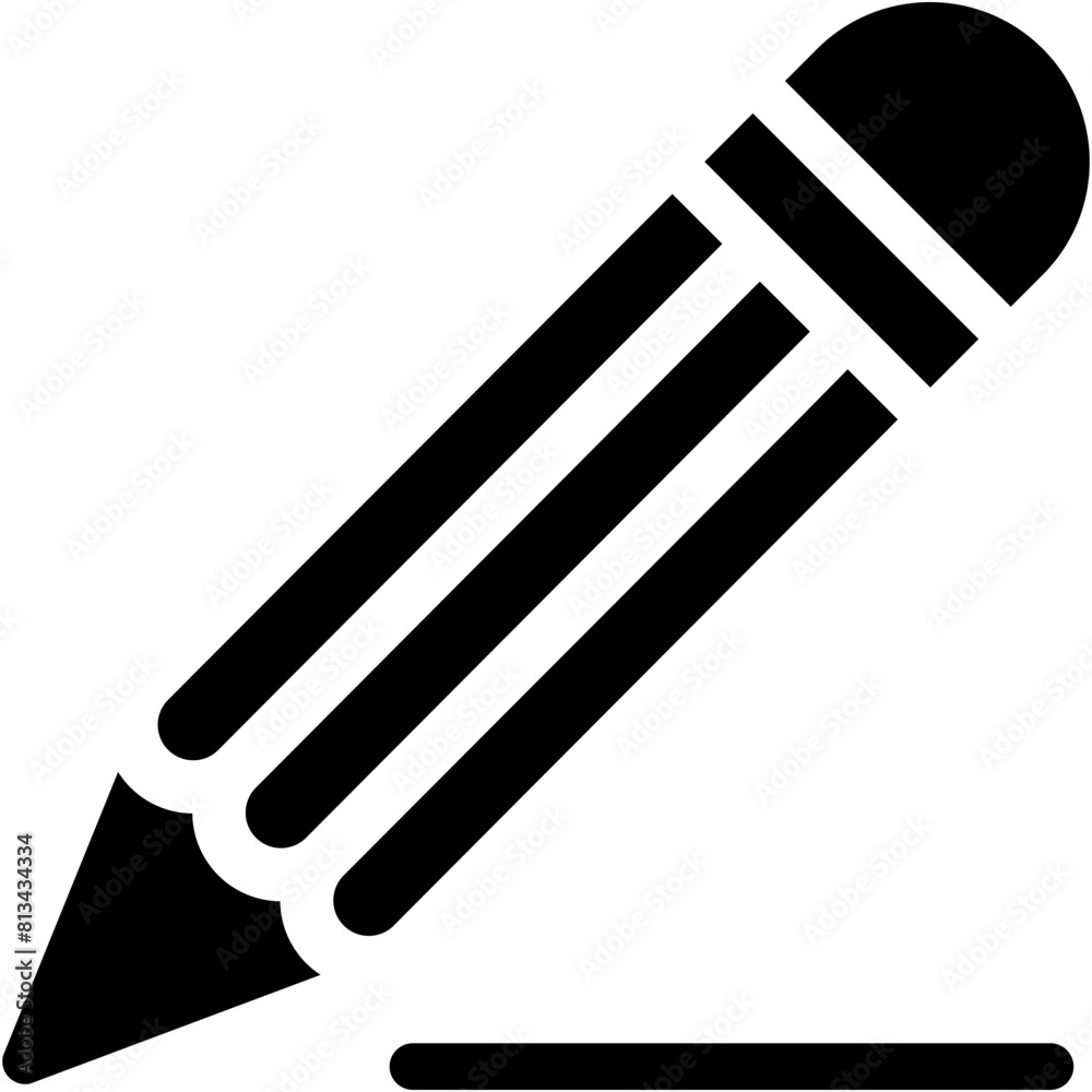 Vector Icon Notes, pen, pencil, review, write Vector Icon Notes, pen, pencil, review, write