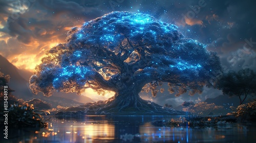 Glimmering Guardian  The Mythical Tree of Worlds
