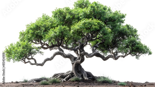 Majestic and Resilient Tree Thriving in Lush Natural Environment photo