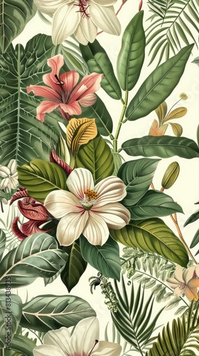 Botanical Illustrations  A gallery of detailed botanical illustrations showcasing plant diversity 