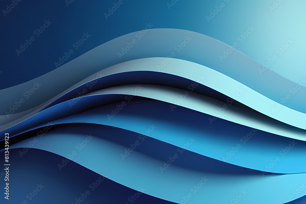 Fototapeta premium Abstract background with gradient blue color. Modern colorful abstract pattern design.