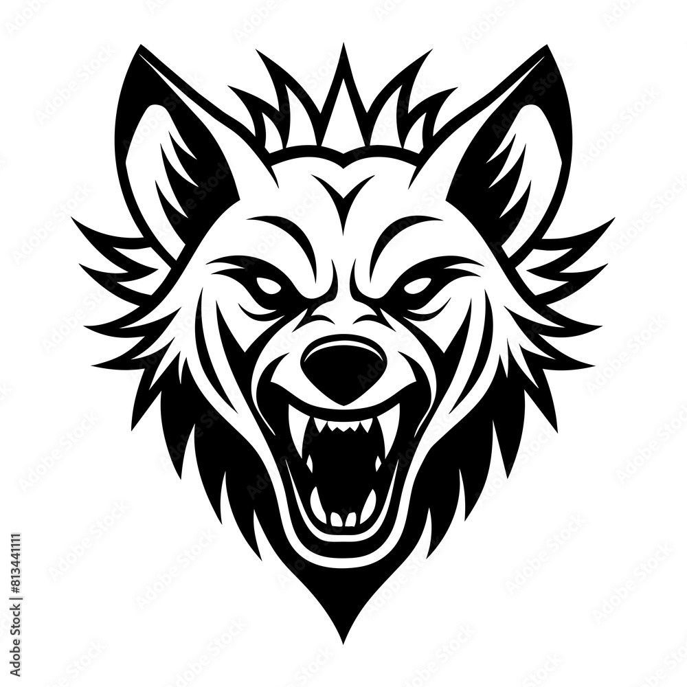 Wolf head vector illustration. This is an editable file.
Wolf head vector illustration. This is an editable file.