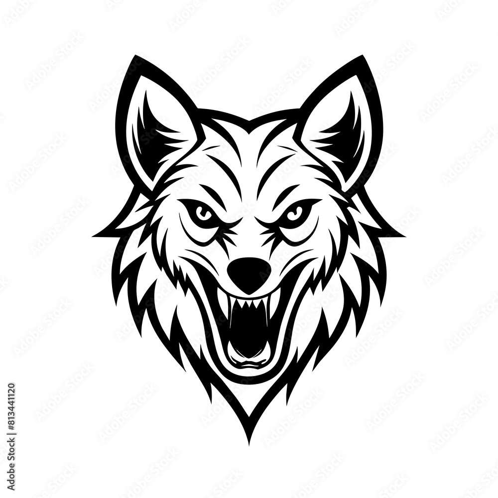 Wolf head vector illustration. This is an editable file.
Wolf head vector illustration. This is an editable file.