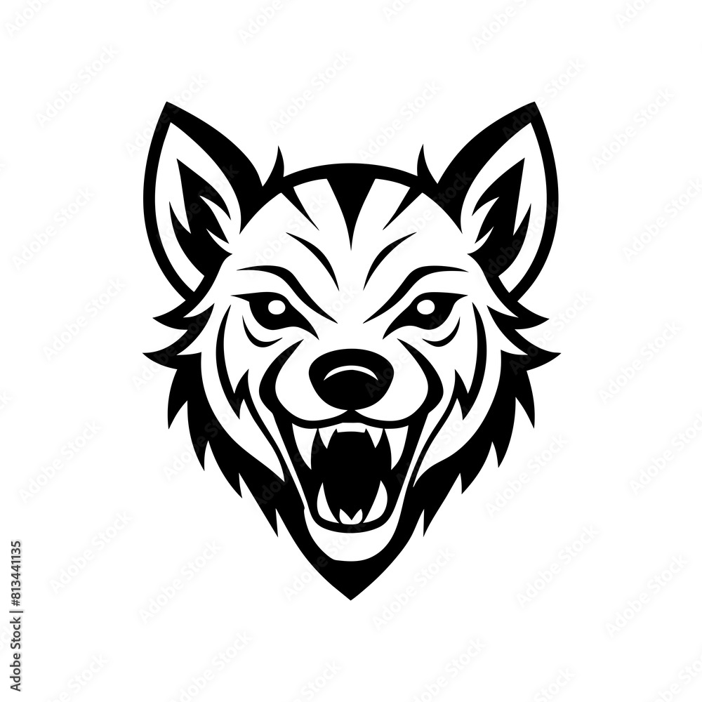  Wolf head vector illustration. This is an editable file.
