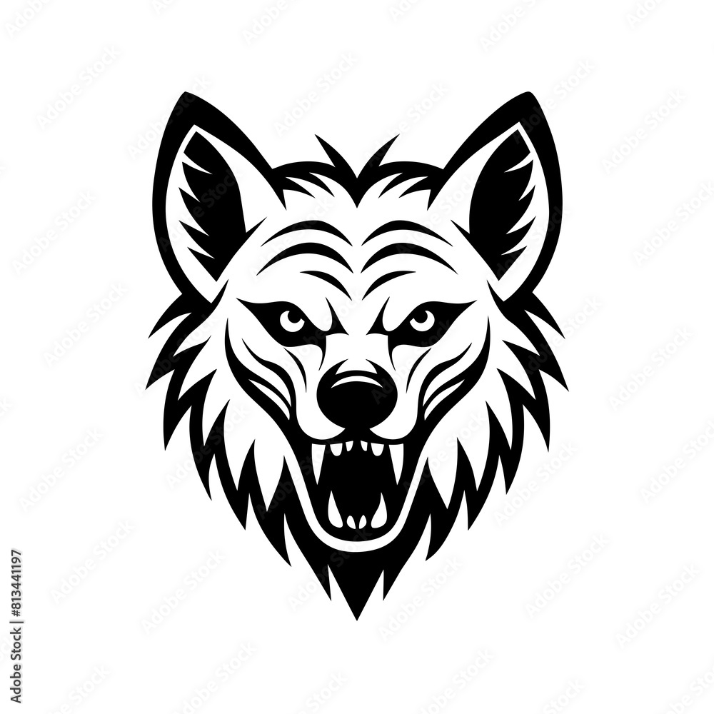 Wolf head vector illustration. This is an editable file.
Wolf head vector illustration. This is an editable file.