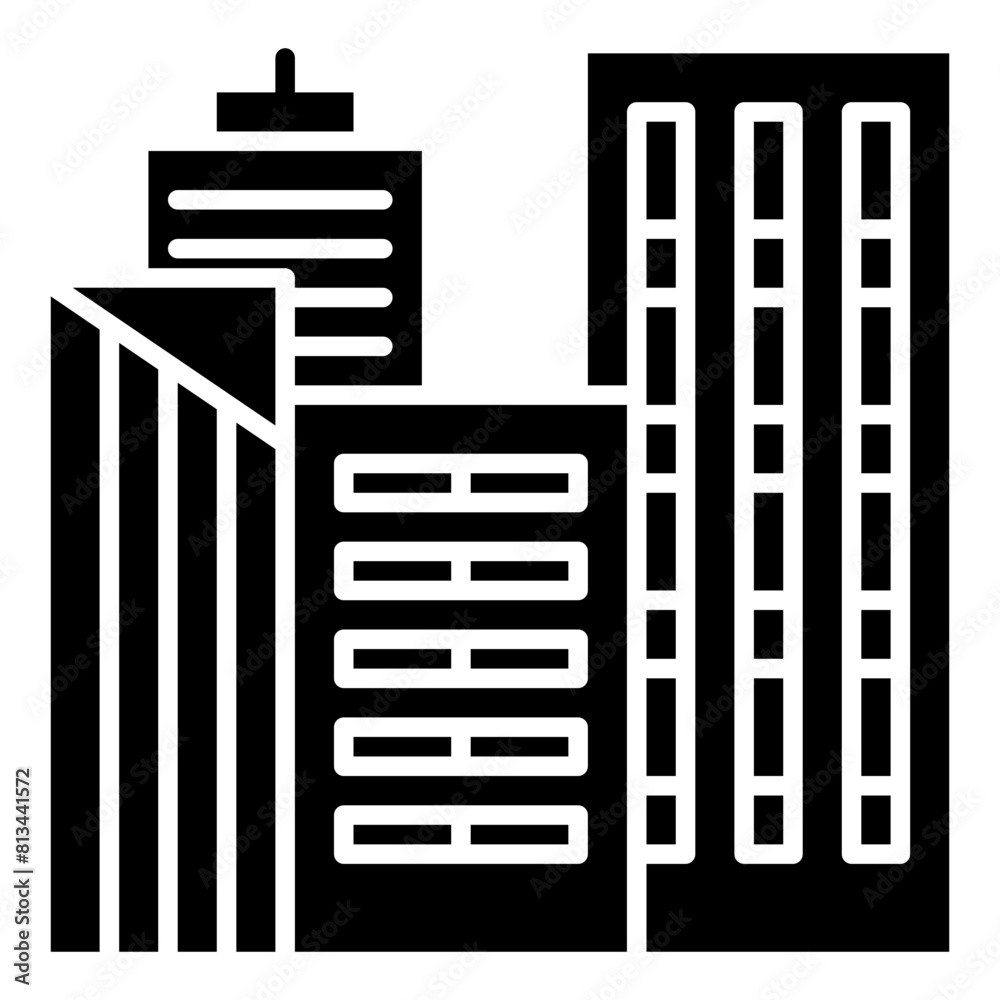 Vector Icon apartments, Building, business, city building, commercial Vector Icon apartments, Building, business, city building, commercial