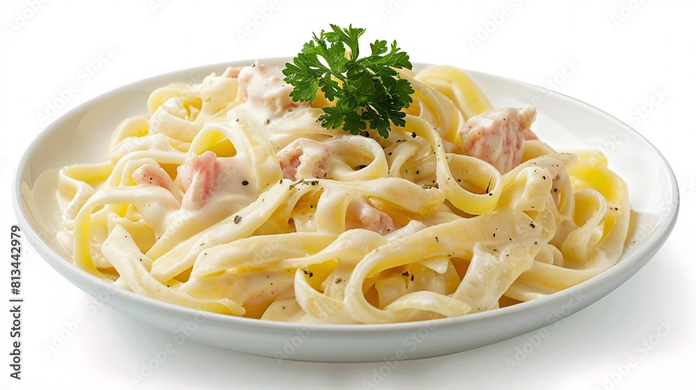 Luscious pasta set against a blank backdrop. Luscious pasta set against a blank backdrop.