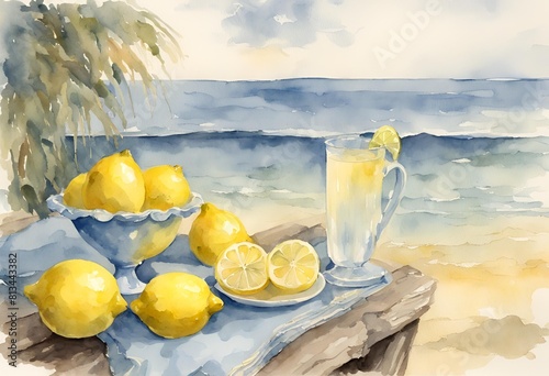 Capturing the nostalgic charm of lemonade summers, this trending journal features delicate watercolor paintings reminiscent of Thomas Kincaid's timeless art, offering a tranquil retreat. photo