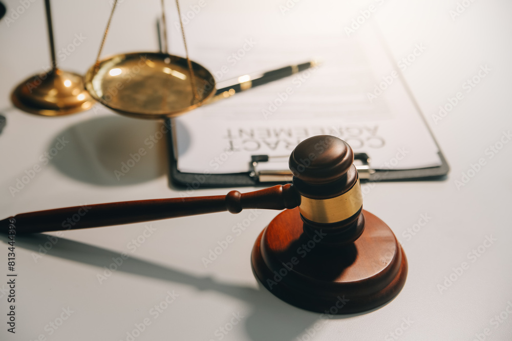 Lawyer, legal advisor, businessman brainstorming information on agreement details Business contracts in legal processing books for accuracy in contract documents. joint financial investment. Lawyer, legal advisor, businessman brainstorming information on agreement details Business contracts in legal processing books for accuracy in contract documents. joint financial investment.