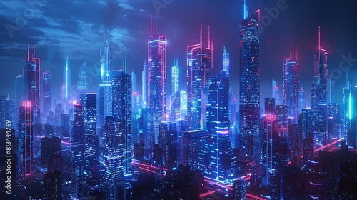 The city of the future is a place of gleaming skyscrapers, advanced technology, and endless possibilities.