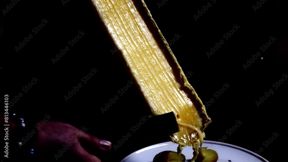 custom made wallpaper toronto digitalMan Scraping Swiss Traditional Melted Raclette Cheese in Canton of Valais in Switzerland.