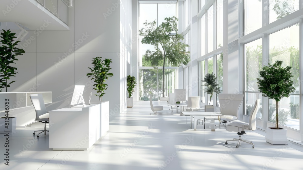 Fototapeta premium modern office building interior