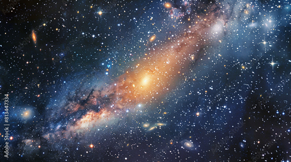 A vast expanse of stars and galaxies stretching into infinity, representing the limitless potential and boundless creativity within the human spirit. A vast expanse of stars and galaxies stretching into infinity, representing the limitless potential and boundless creativity within the human spirit.