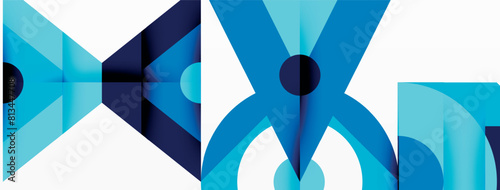 A creative arts logo featuring a blue petal design with a white letter X. The azure background highlights the symmetry and artistry of the aqua tinted shades