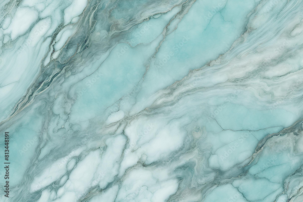 Smooth surface of turquoise marble, luxurious turquoise marble background, Marble texture