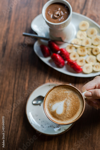 cup of coffee with heart