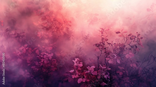 Ethereal Blush Purple and Red Dreamland © Bope